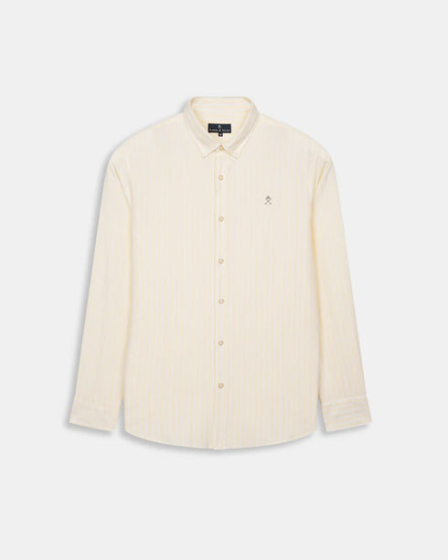 Harper & Neyer Camisa Shoreline Striped Oxford Yellow Glow 201326019.000835