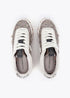 Deportiva Combinada en Diferentes Materiales y Piel Metal-Crudo LF2605016
