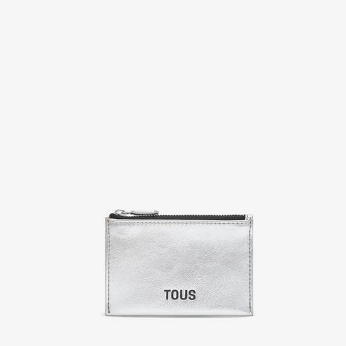 Monedero-tarjetero TOUS New Dorp Plateado