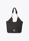 Shopper Acolchada con Mini Tachas Negro LF2604023