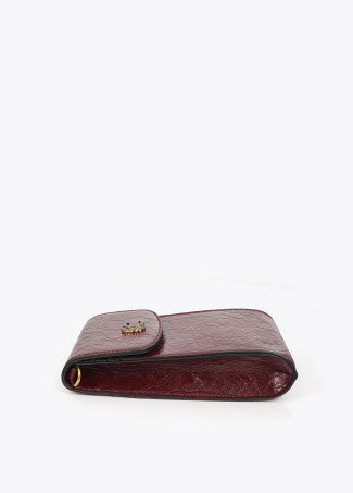 Funda de Móvil Efecto Cocodrilo Burdeos LF2612009