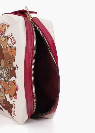 Neceser Estampado Personalizado Osos Crudo-Multicolo LF2612022