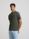 Silbon Camiseta Lisa Minilogo Parche Khaki