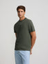 Silbon Camiseta Lisa Minilogo Parche Khaki