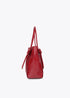 Shopper con Detalle Tubo Metálico con Logo Troquelado Rojo LF2604044
