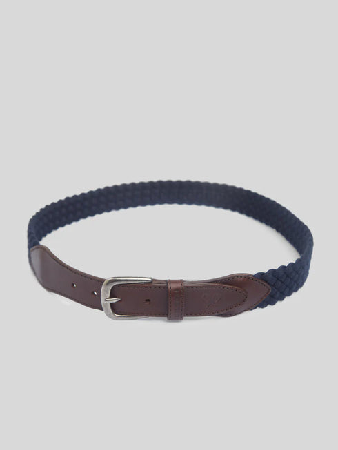 Silbon Cinturon Trenzado Marino