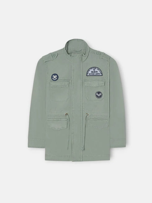 Silbon Chaqueta Kids Militar Parches Verde