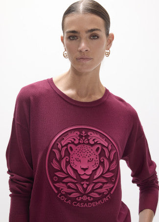 Jersey Rosco Embossed Burdeos Lola Casademunt