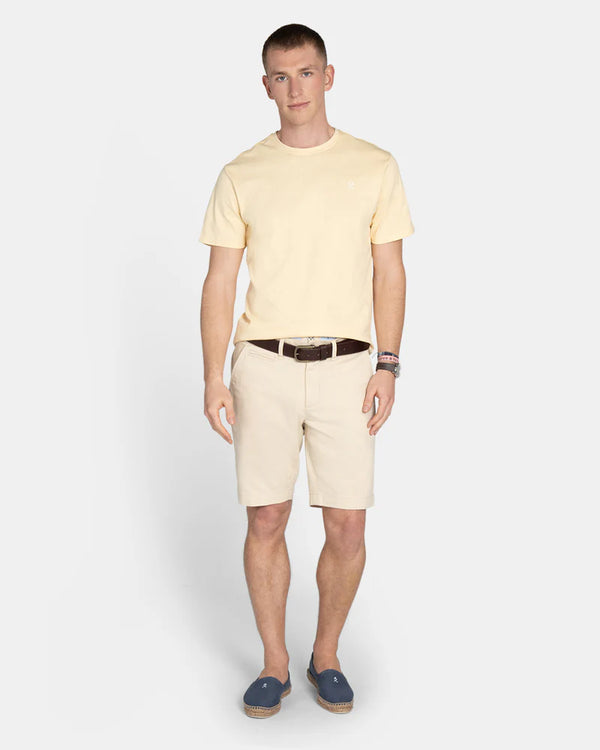 Harper & Neyer Camiseta Biscuit Retro Logo Pale Yellow 401326003.000805