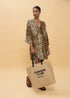 Bolso Desestructurado Rafia Summer Club Marron Lola Casademunt LS2604057