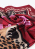 Pañuelo Tiger Face By Maite 90x90cm Rojo-Marron Lola Casademunt