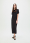 Vestido Animal Posicionado con Strass Negro Lola Casademunt LS2616150