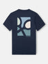Silbon Camiseta Poster Raquetas Azul Marino