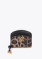 Monedero Efecto Piel Animal Print con Detalles en Efecto Piel Negro-Marron LF2612012