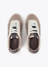 Deportiva Combinada en Diferentes Materiales y Piel Gris-Metal Lola Casademunt
