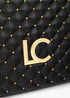 Shopper Acolchada con Mini Tachas Negro LF2604023