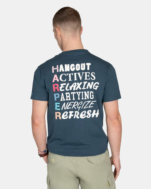 Harper & Neyer Camiseta Apres Surf Navy Gray 401326032.000480