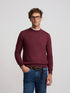 Silbon Jersey Cuello Redondo Burdeos