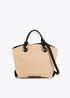 Bolso Tipo Capazo Efecto Rafia Crudo Lola Casademunt LS2604065
