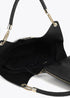 Shopper Desestructurado Efecto Piel y Canvas Bicolor Crudo-Negro Lola Casademunt LS2604035