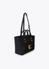 Shopper Material Trenzado Negro LF2604020