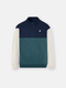Silbon Sudadera Kids Media Cremallera Bloques Verde