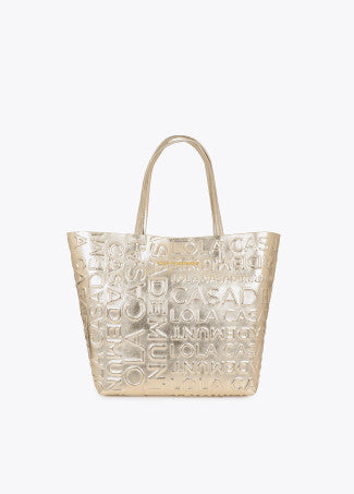 Shopper Básica Dorado Lola Casademunt