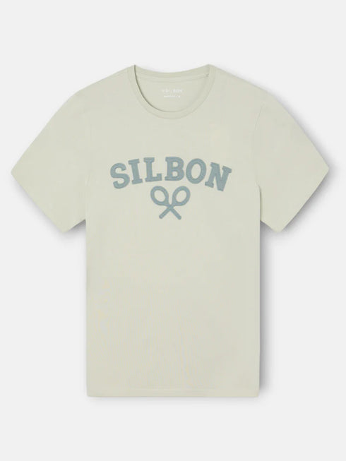 Silbon Camiseta Raqueta Media Verde Claro