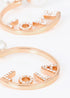 Pendiente Combinado Doble Perla Metal-Blanco Lola Casademunt