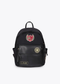 Mochila Nylon con Parches Negro Lola Casademunt