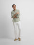 Silbon Camisa Sport Lino Verde Medio