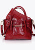 Bandolera con Detalle Tubo Metálico con Logo Troquelado Rojo LF2604045