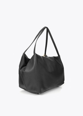 Shopper Efecto Piel Multi Tachas Negro Lola Casademunt