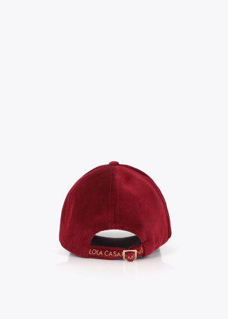 Gorra en Terciopelo con Detalle de Parche Lc Vino Lola Casademunt