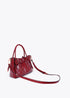 Bandolera con Detalle Tubo Metálico con Logo Troquelado Rojo LF2604045