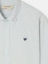 Silbon Camisa Sport Oxford Mil Rayas Verde