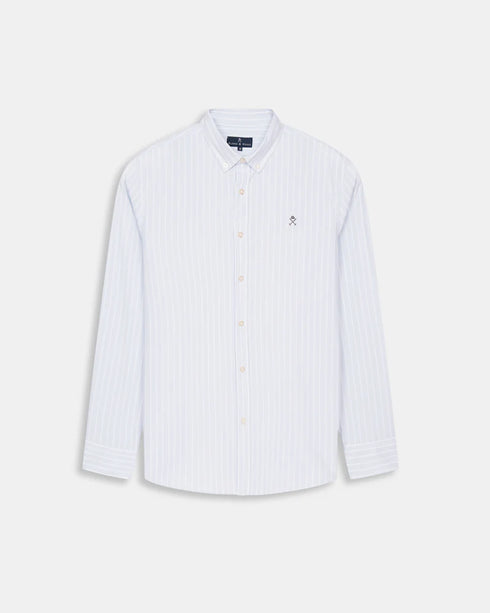 Harper & Neyer Camisa Shoreline Striped Oxford Sky Blue 201326019.000411