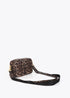 Bandolera Básica Animal Print Negro-Marron LF2604098