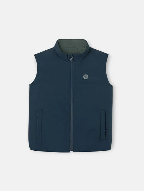 Silbon Chaleco Kids Reversible Bolsillos Verde Marino