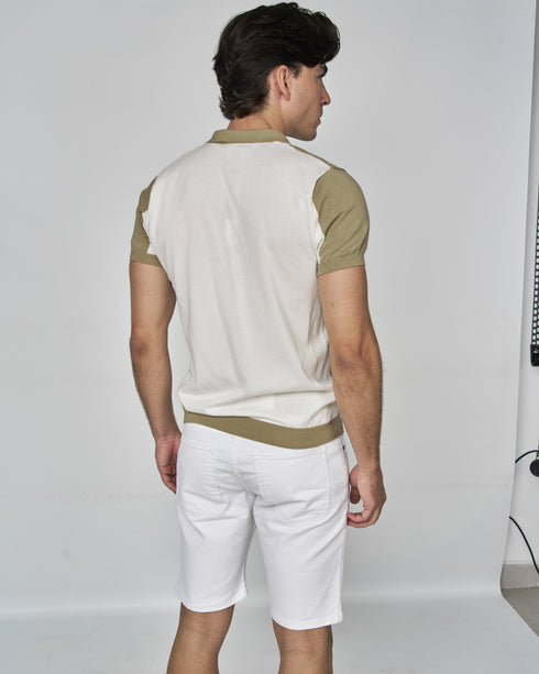 Polo Rayas Bicolor 008210 Spagnolo