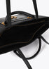 Shopper Material Trenzado Negro LF2604020