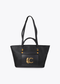 Shopper Material Trenzado Negro LF2604020