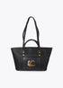 Shopper Material Trenzado Negro LF2604020