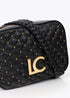 Bandolera Acolchada con Mini Tachas Negro LF2604024
