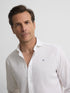 Silbon Camisa Sport Lino Blanca