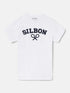 Silbon Camiseta Raqueta Media Blanca