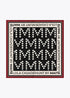 Pañuelo Multi M 90x90cm Negro-Crudo Lola Casademunt