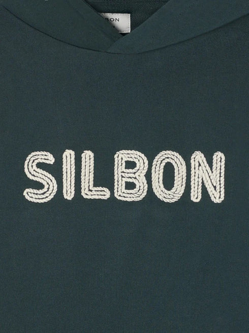 Silbon Sudadera Capucha Cuerda Verde Oscuro