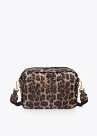 Bandolera Básica Animal Print Negro-Marron LF2604098
