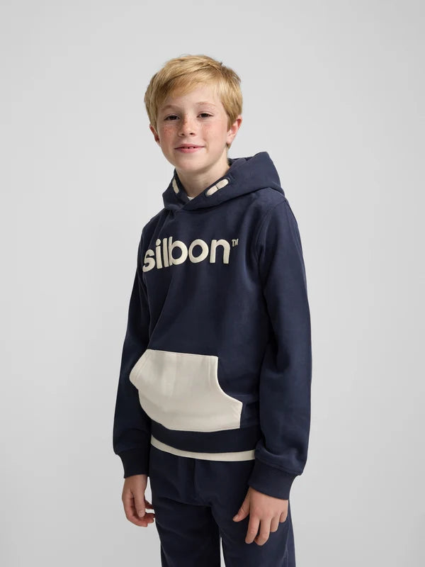 Silbon Sudadera Kids Deportiva Canguro Marino